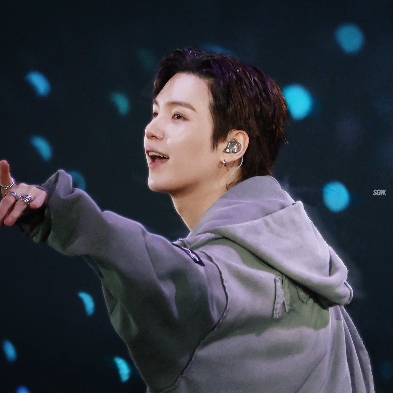 Recent activity shot of SUGA (BTS)