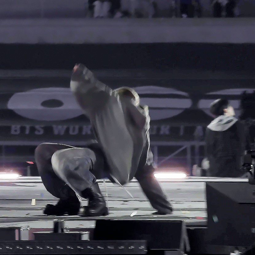 Recent activity shot of Jimin (BTS)