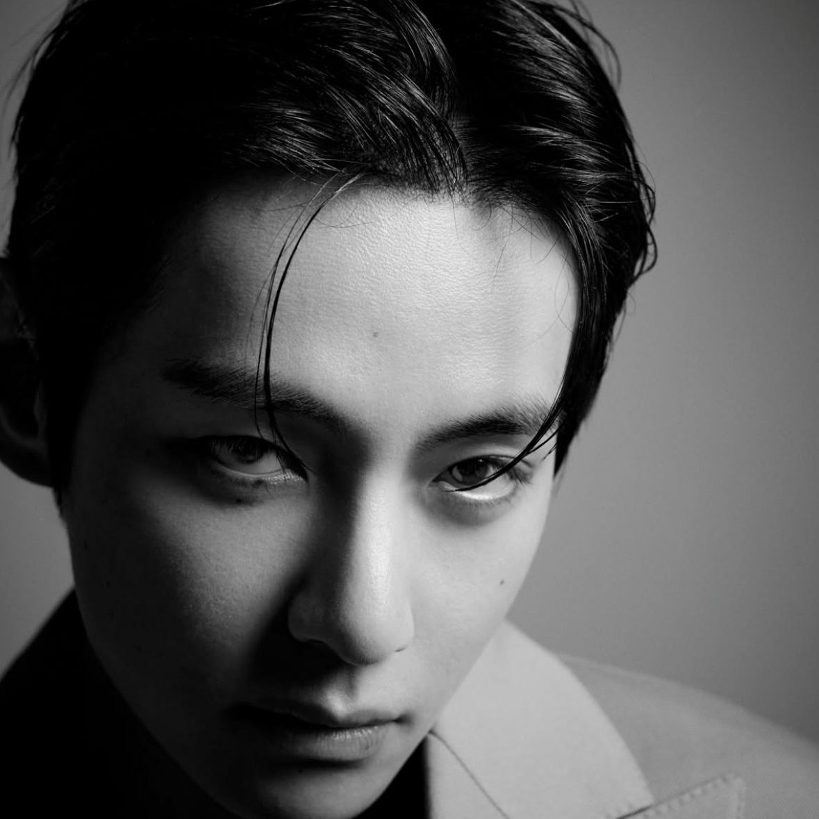 A moment captured by V (BTS)'s fan