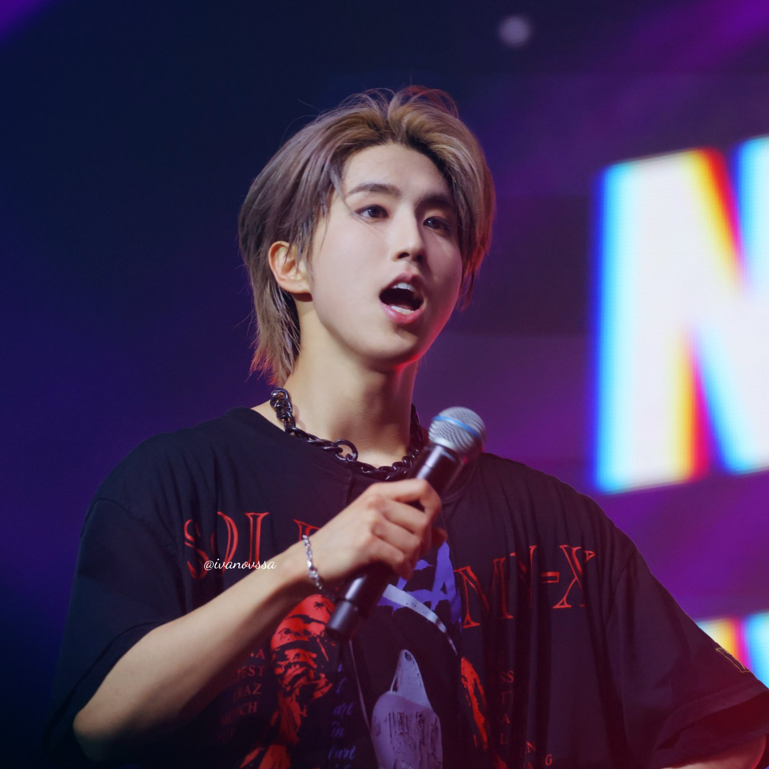 Recent activity shot of HAN (Stray Kids)