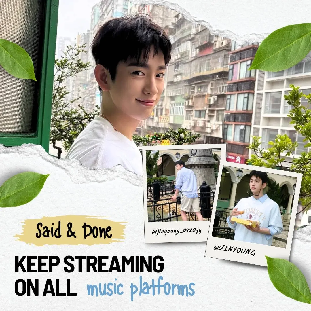Behind-the-scenes cut of Jinyoung (GOT7)