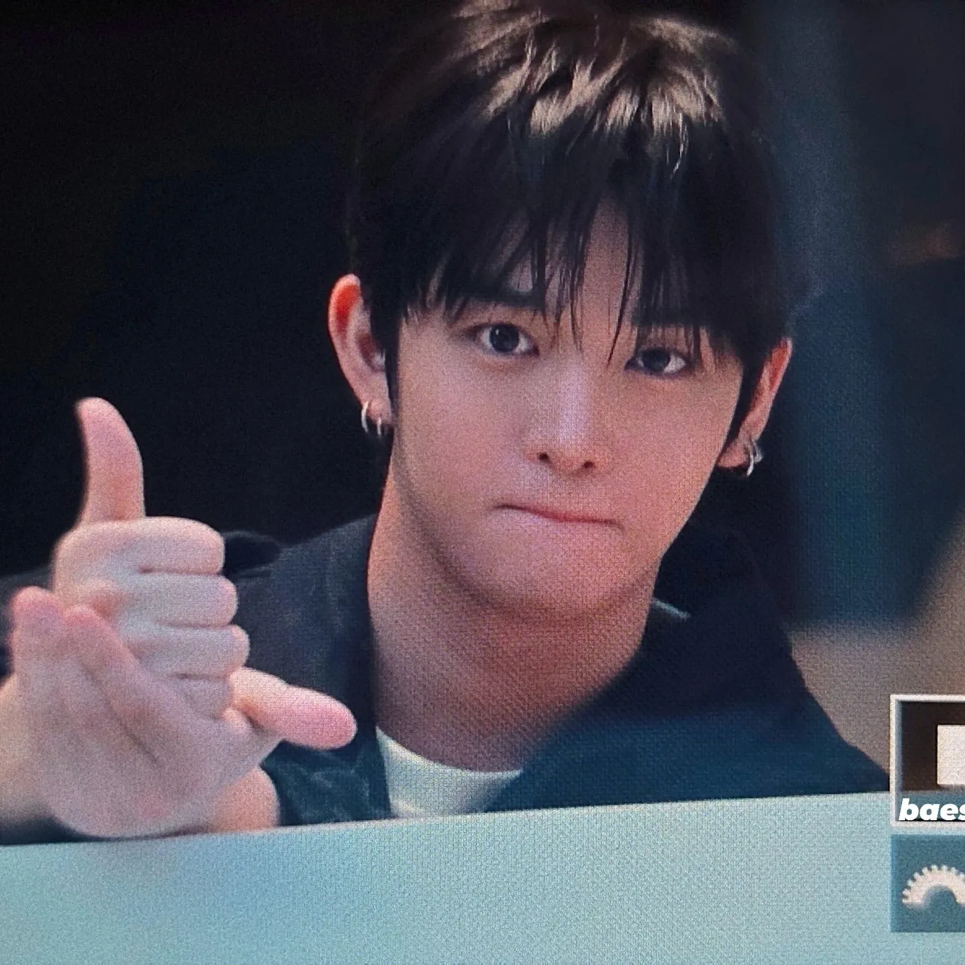 A moment captured by Bae Jinyoung's fan