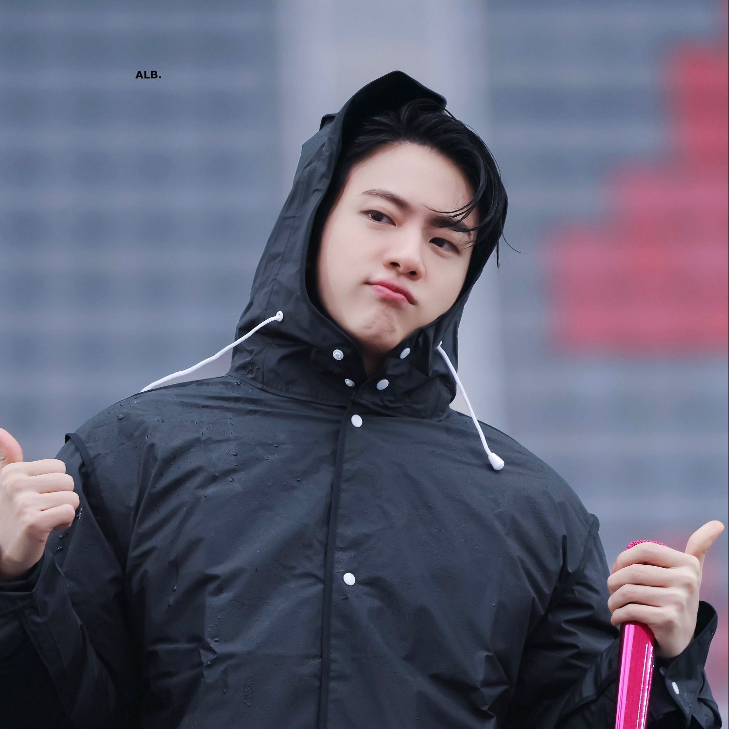 A moment captured by Jin (BTS)'s fan