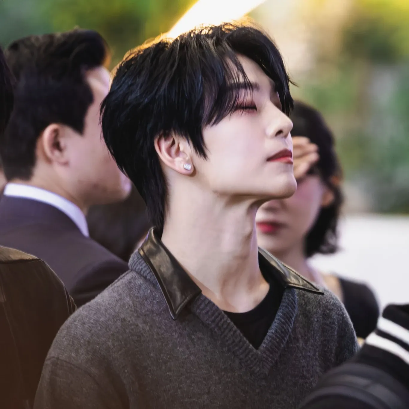 A moment captured by He Xinlong (ALPHA DRIVE ONE)'s fan