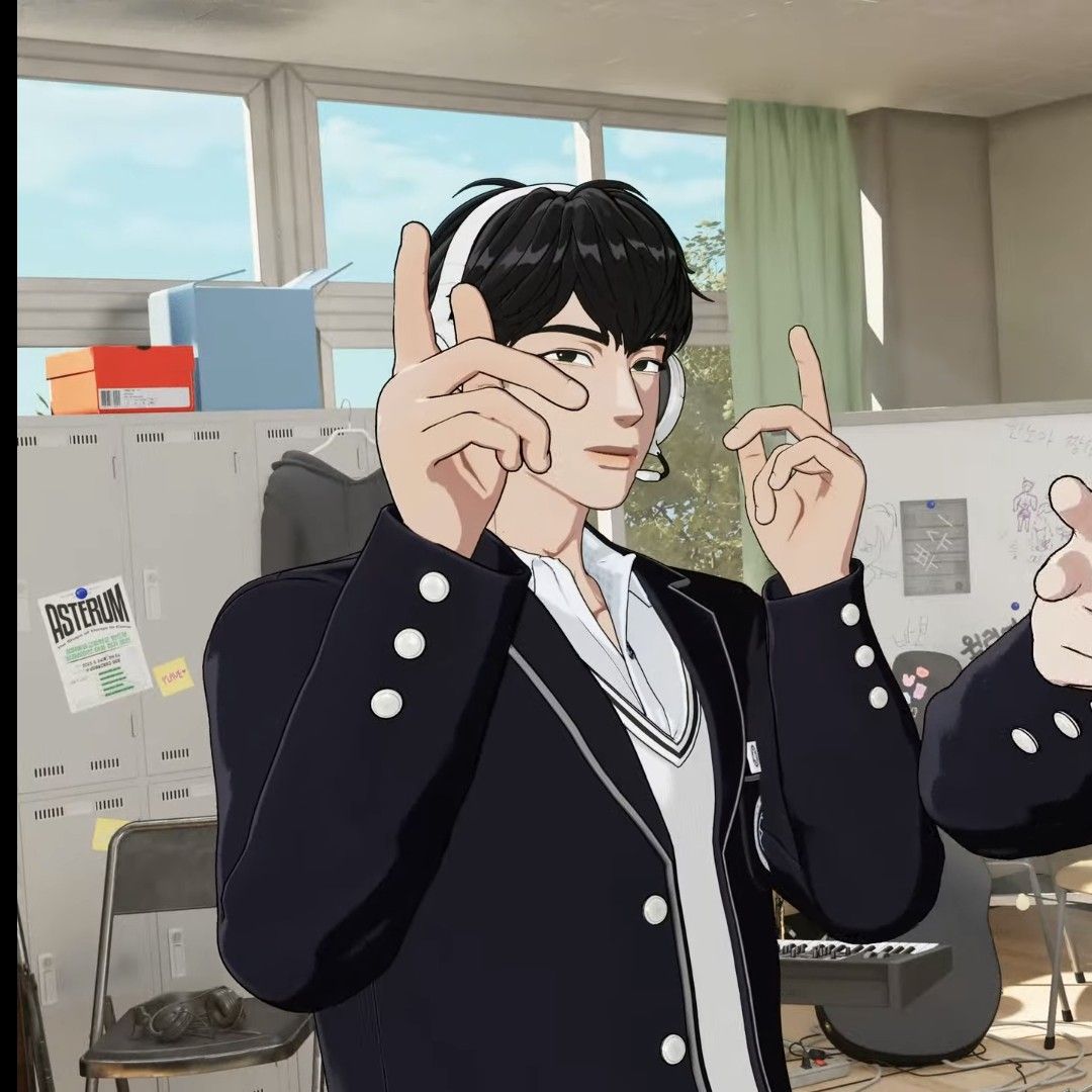 A moment captured by Hamin (PLAVE)'s fan