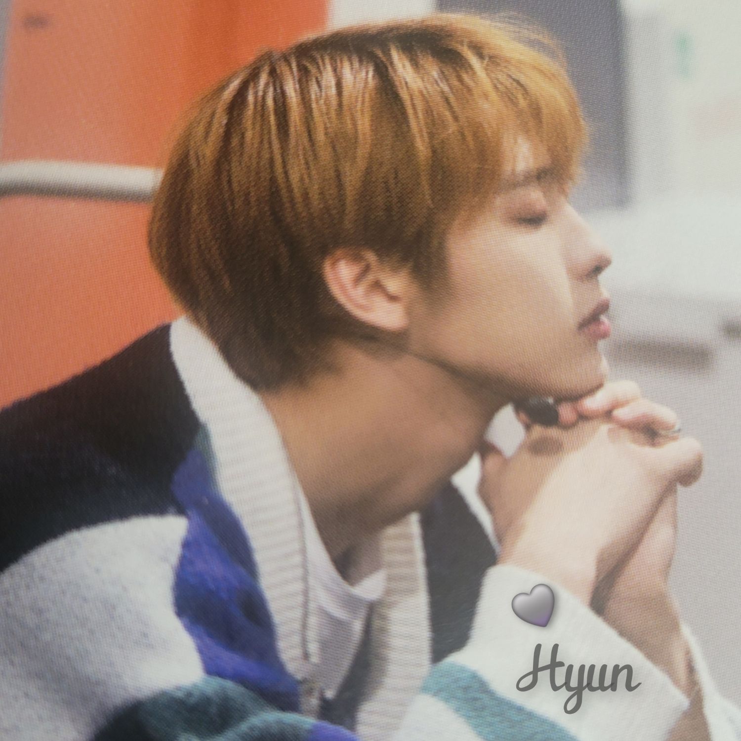 Behind-the-scenes cut of Hyun