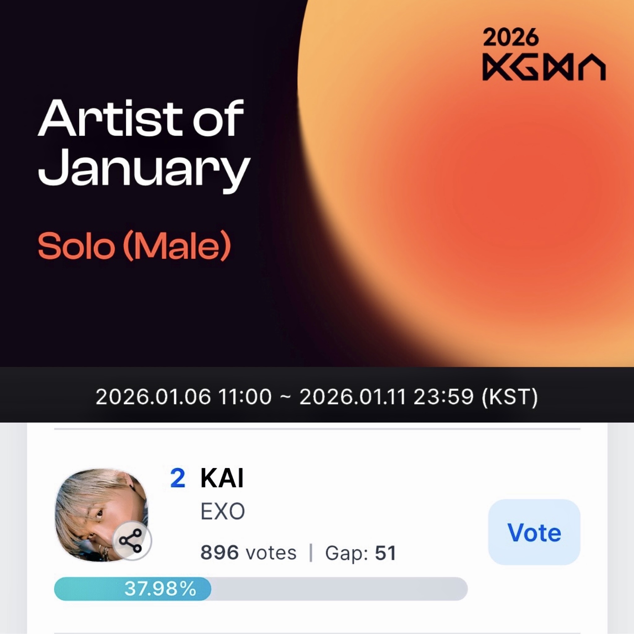 Foto terbaru Kai (EXO)