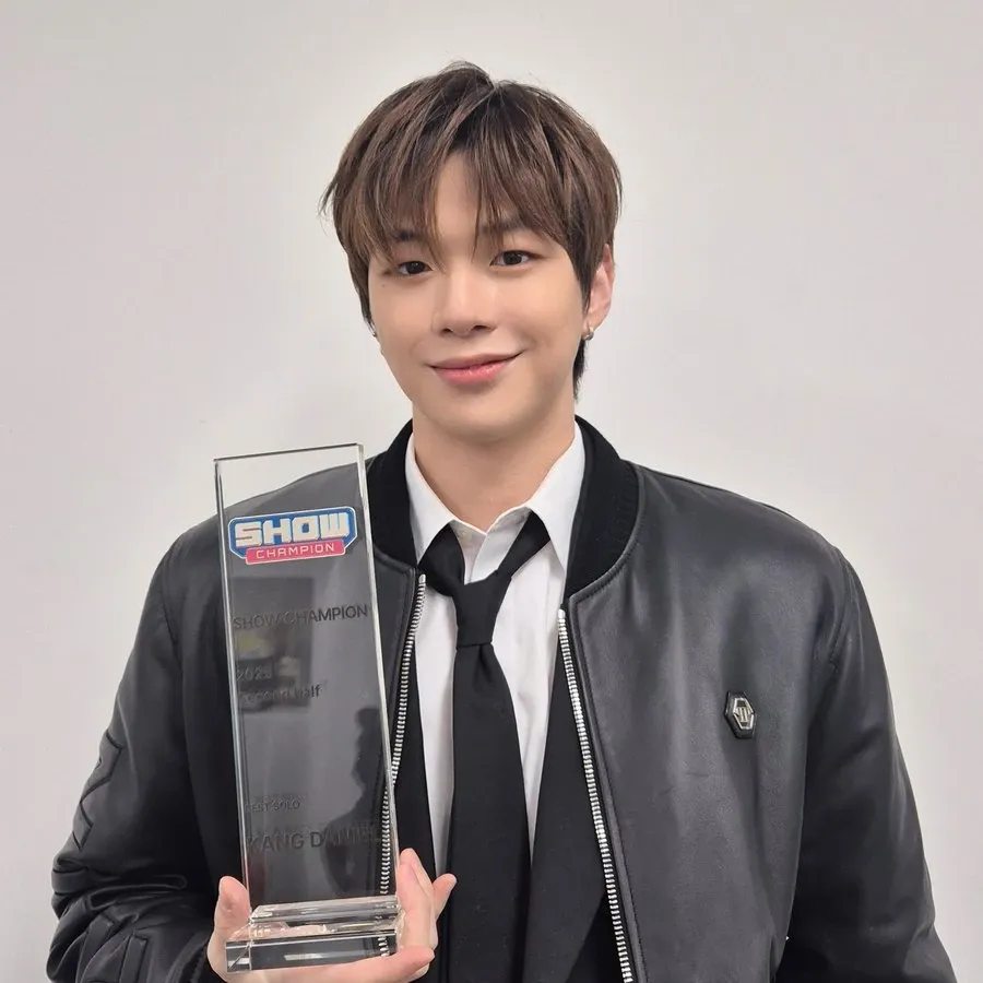 Recent activity shot of Kang Daniel