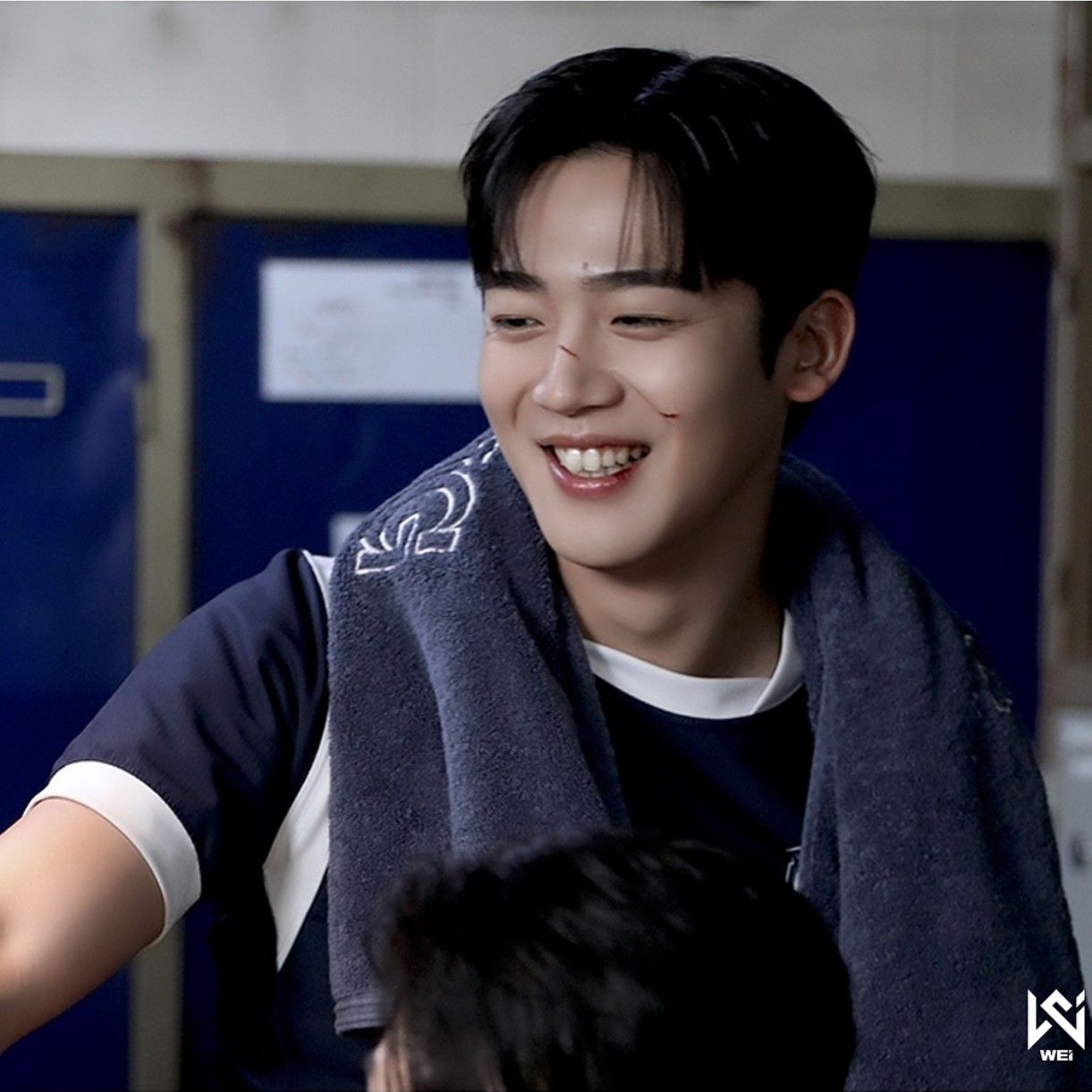 A moment captured by Kim Yohan (WEi)'s fan