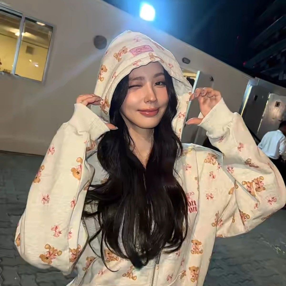 Recent activity shot of Miyeon (i-dle)