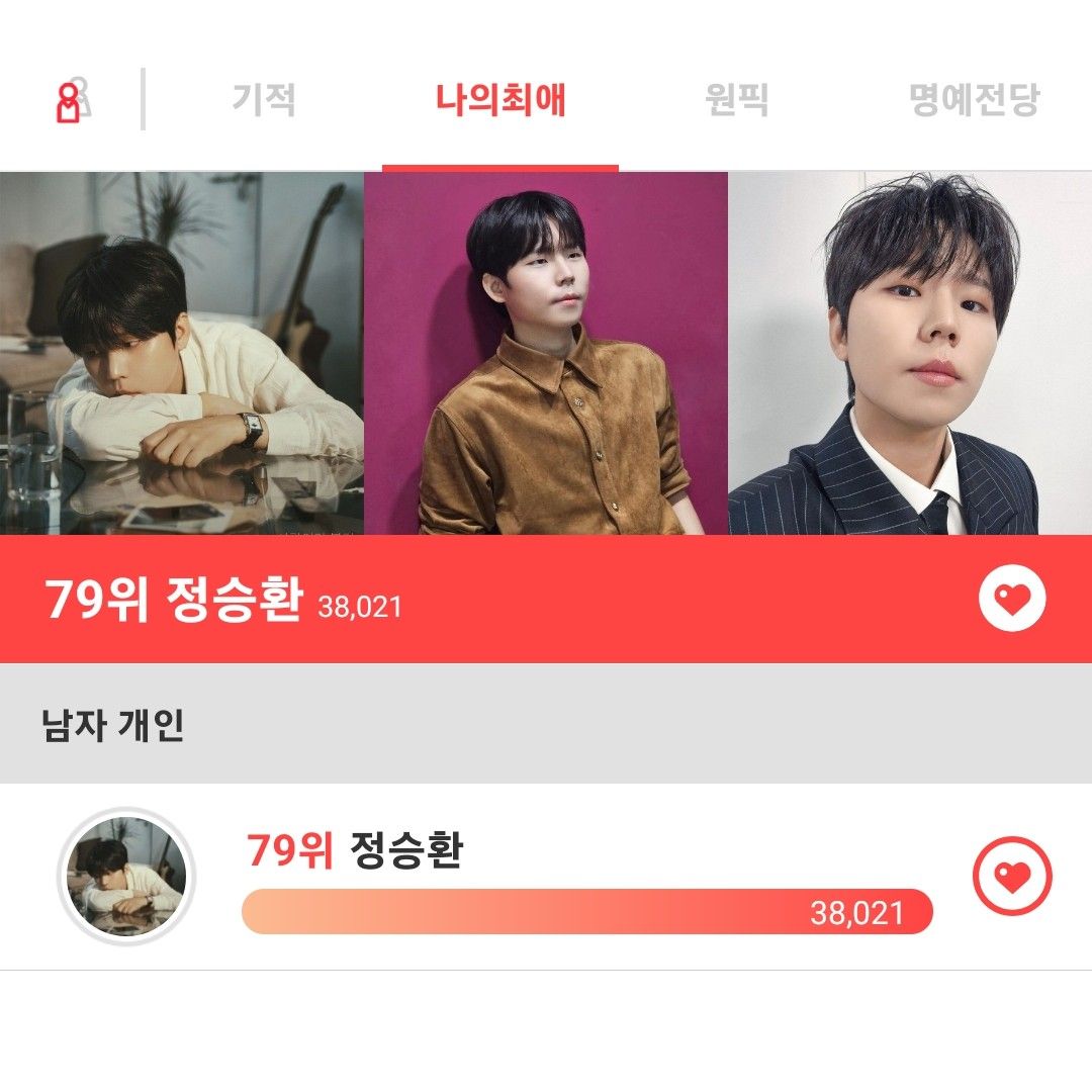 A moment captured by Jung Seunghwan's fan