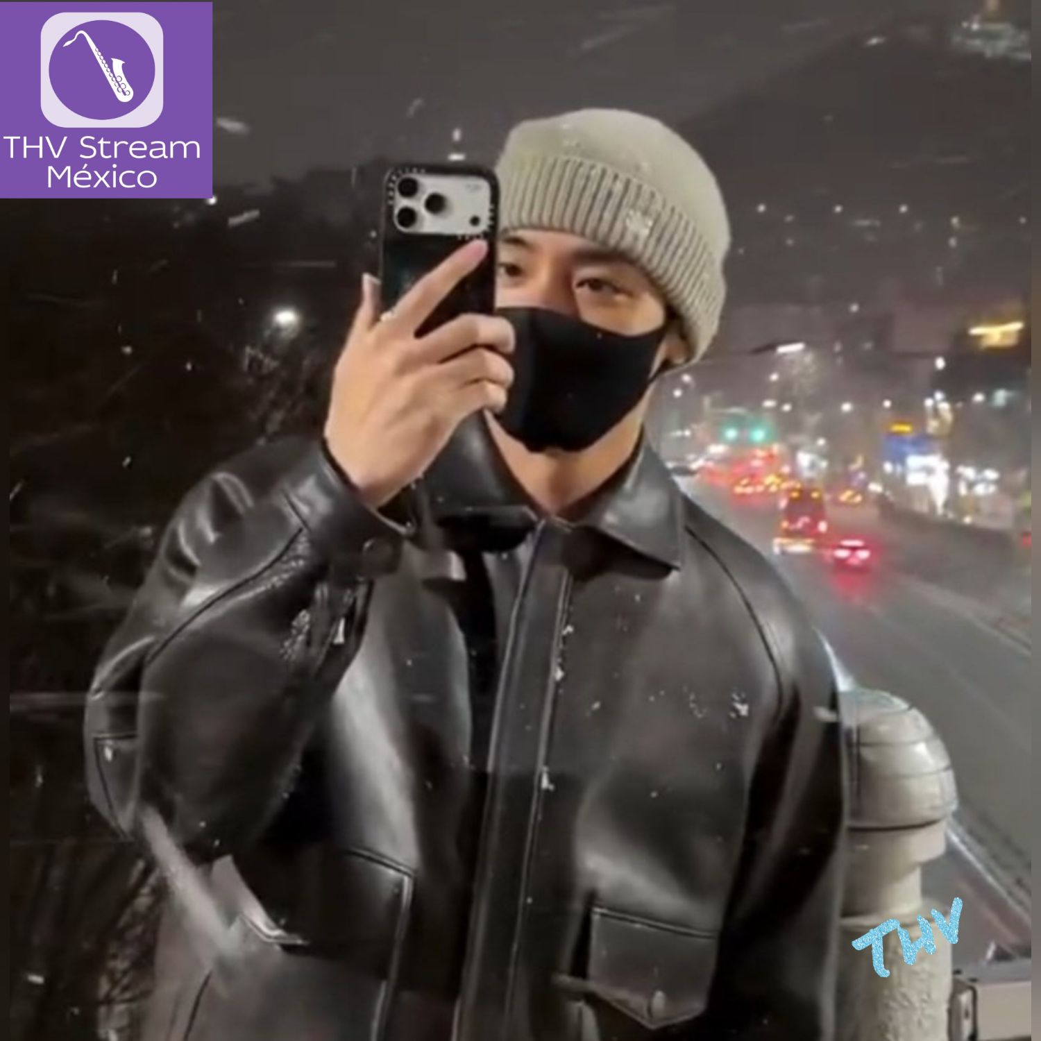 A moment captured by V (BTS)'s fan