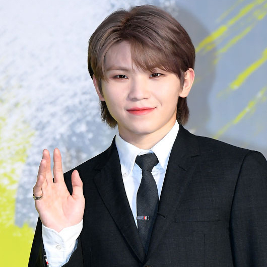 A moment captured by Woozi (SEVENTEEN)'s fan