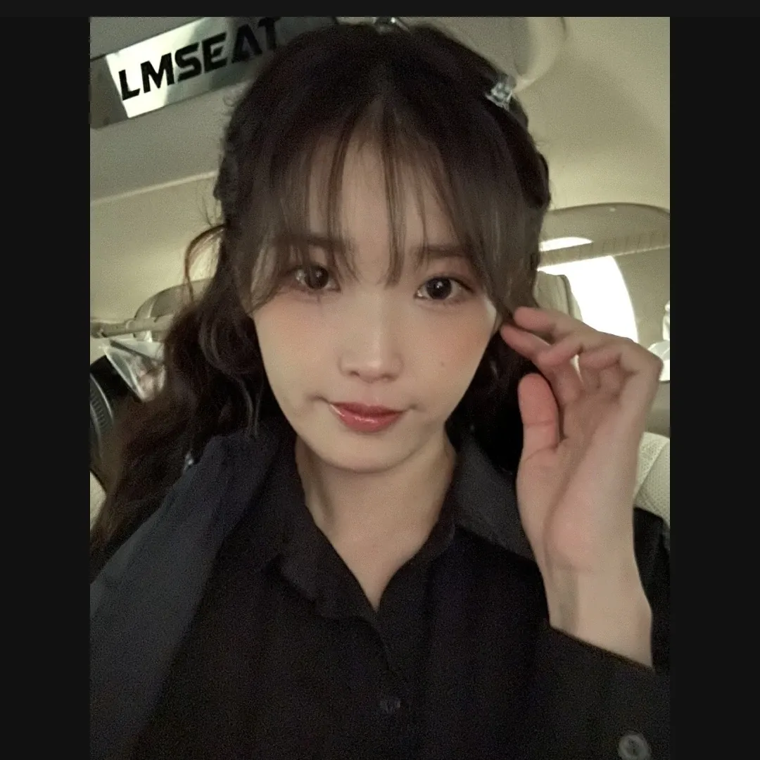 A moment captured by IU's fan