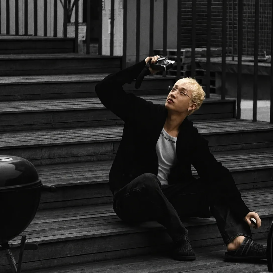 Recent activity shot of Bang Chan (Stray Kids)