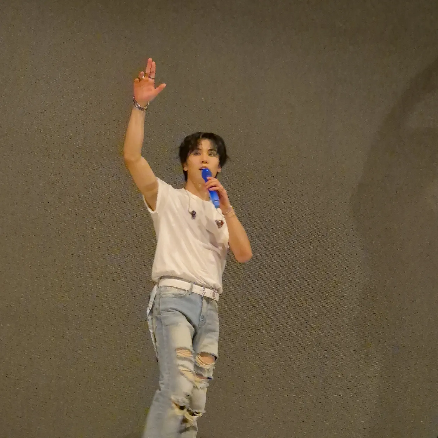 A moment captured by Rocky's fan