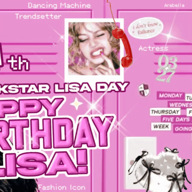 리사 (BLACKPINK)의 비하인드 컷