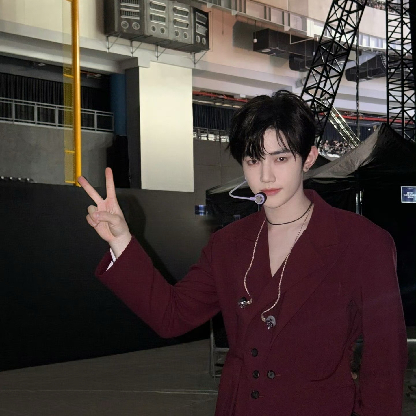 Recent activity shot of Zhang Hao (ZEROBASEONE)