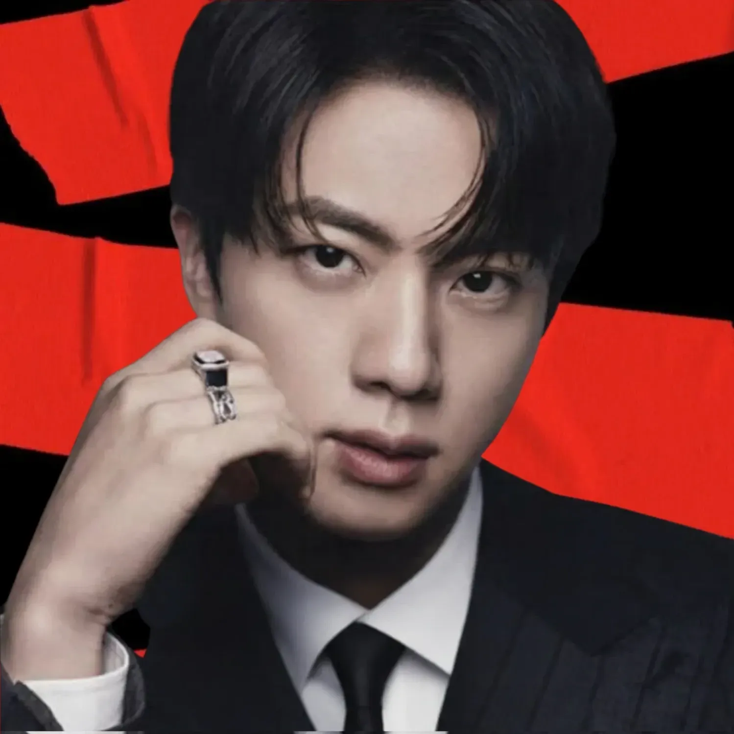 A moment captured by Jin (BTS)'s fan