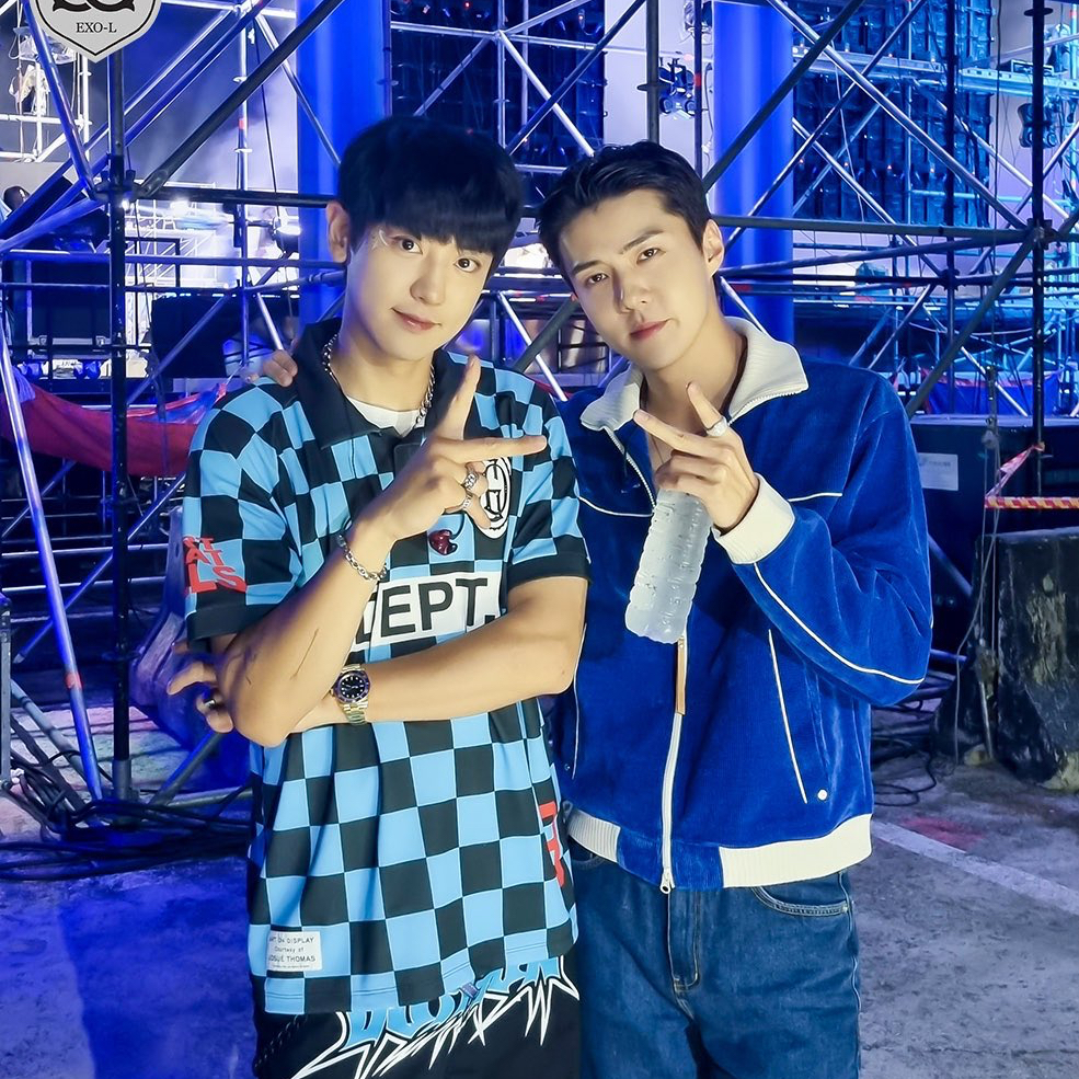 燦烈 (EXO)粉絲拍下的瞬間