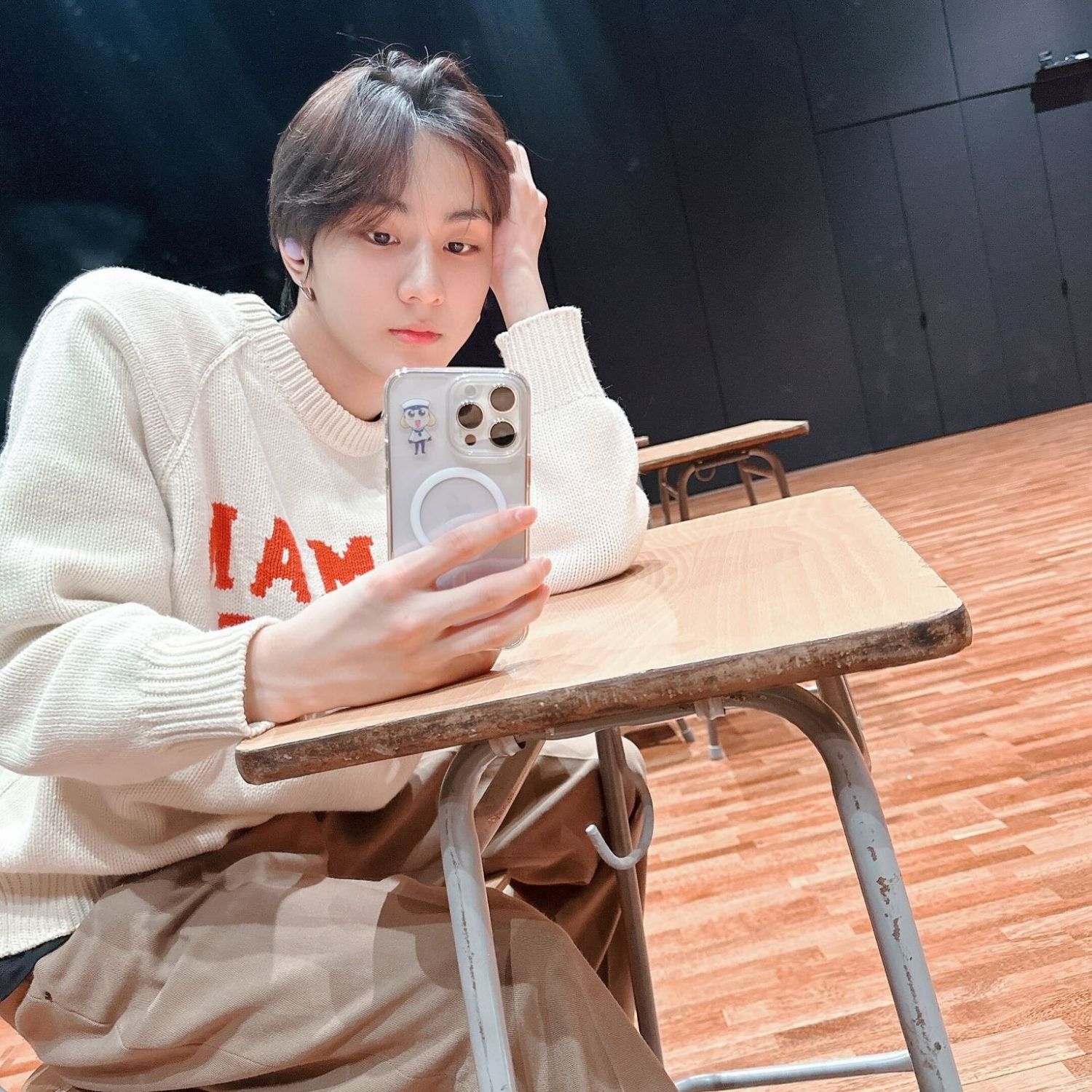 Recent activity shot of Jungwon (ENHYPEN)