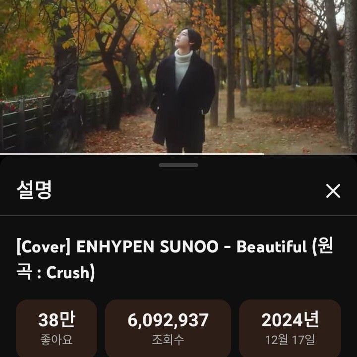 선우 (ENHYPEN) 팬이 찍은 순간