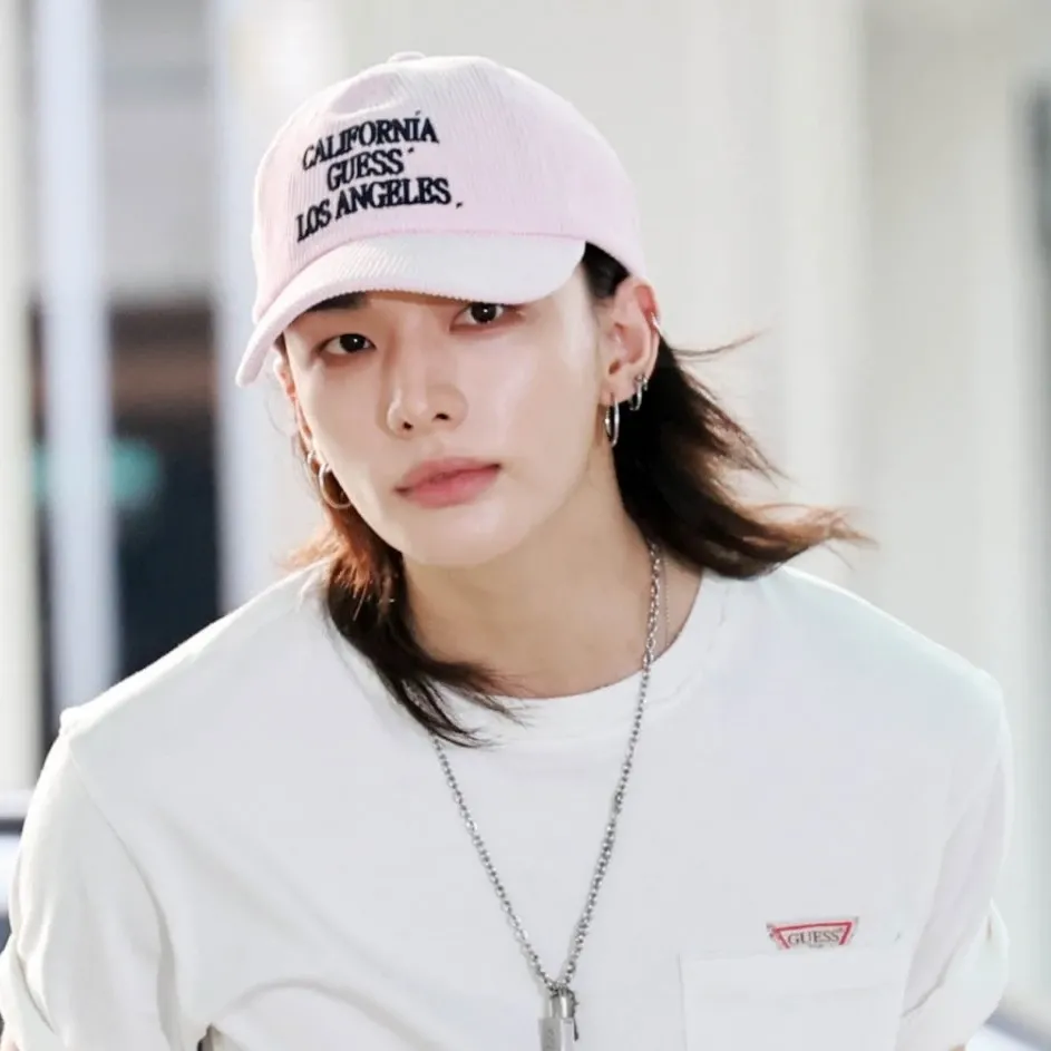 Recent activity shot of Hyunjin (Stray Kids)