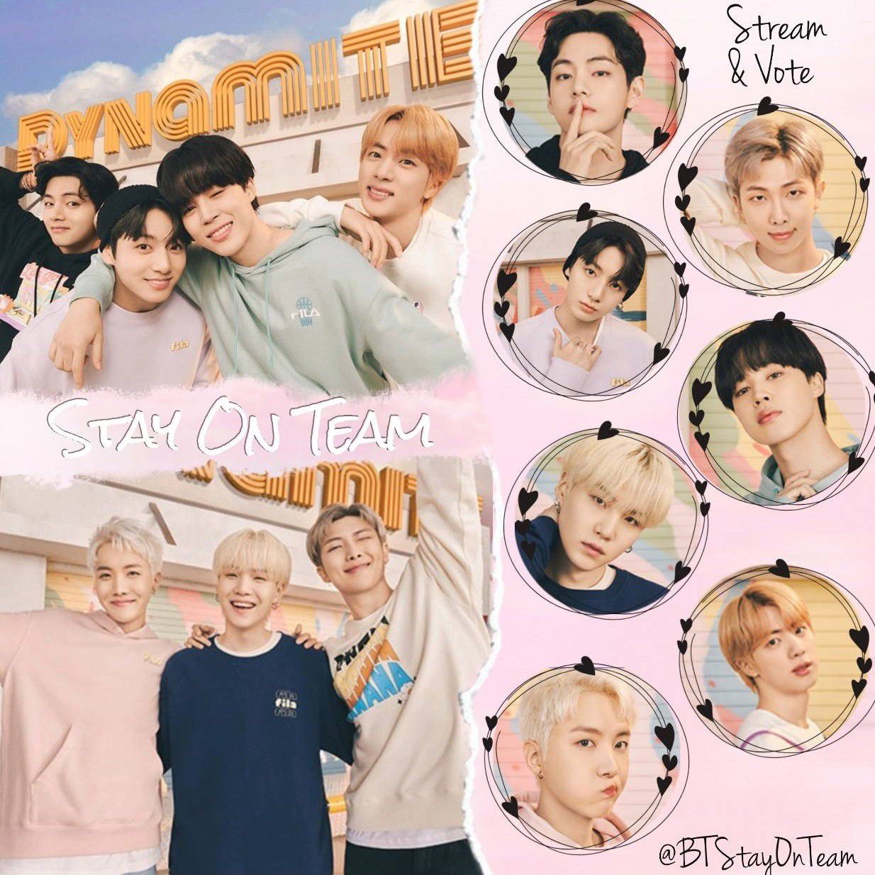 Recent activity shot of BTS