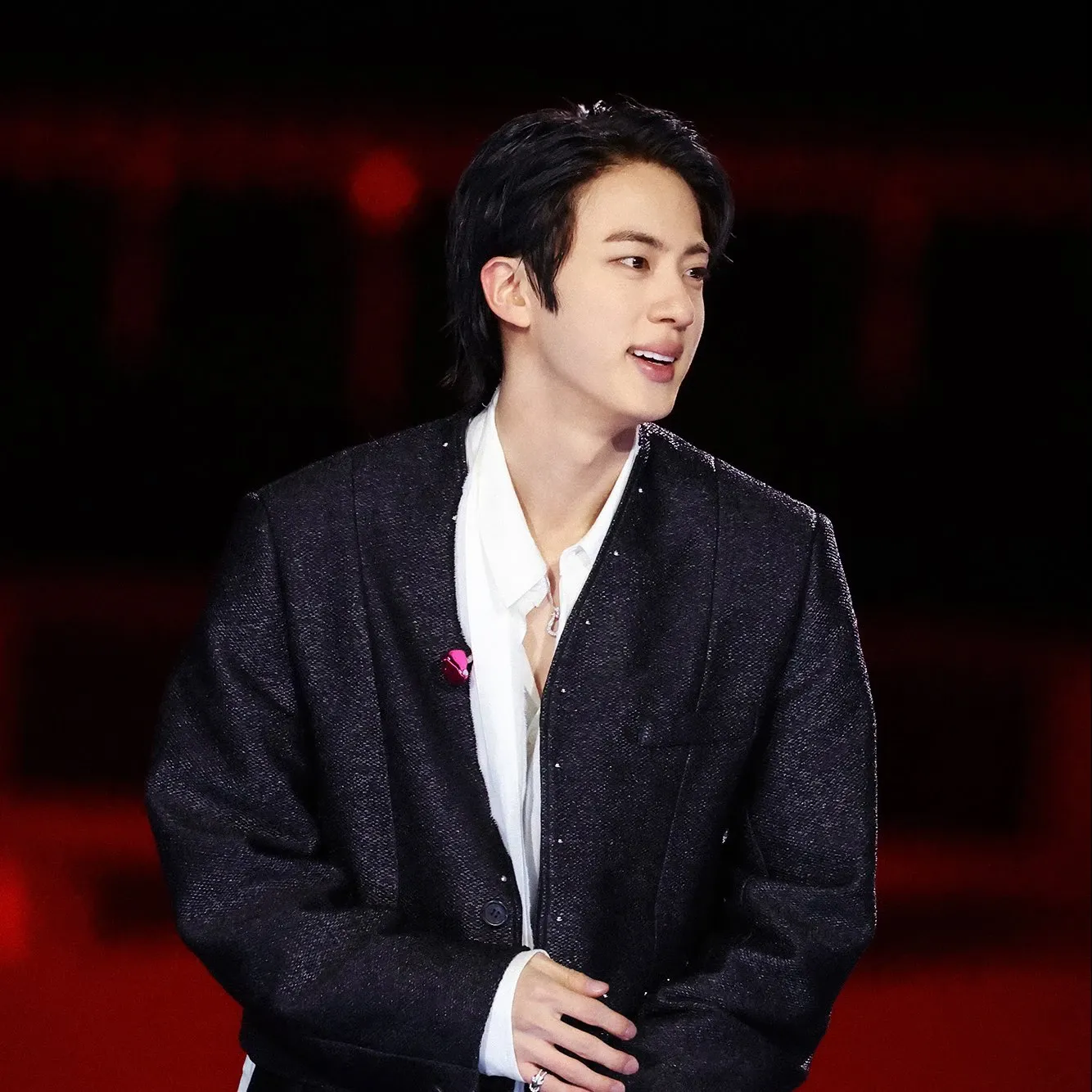 Recent activity shot of Jin (BTS)