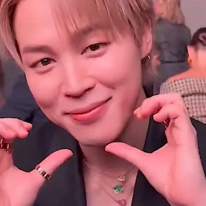 Recent activity shot of Jimin (BTS)