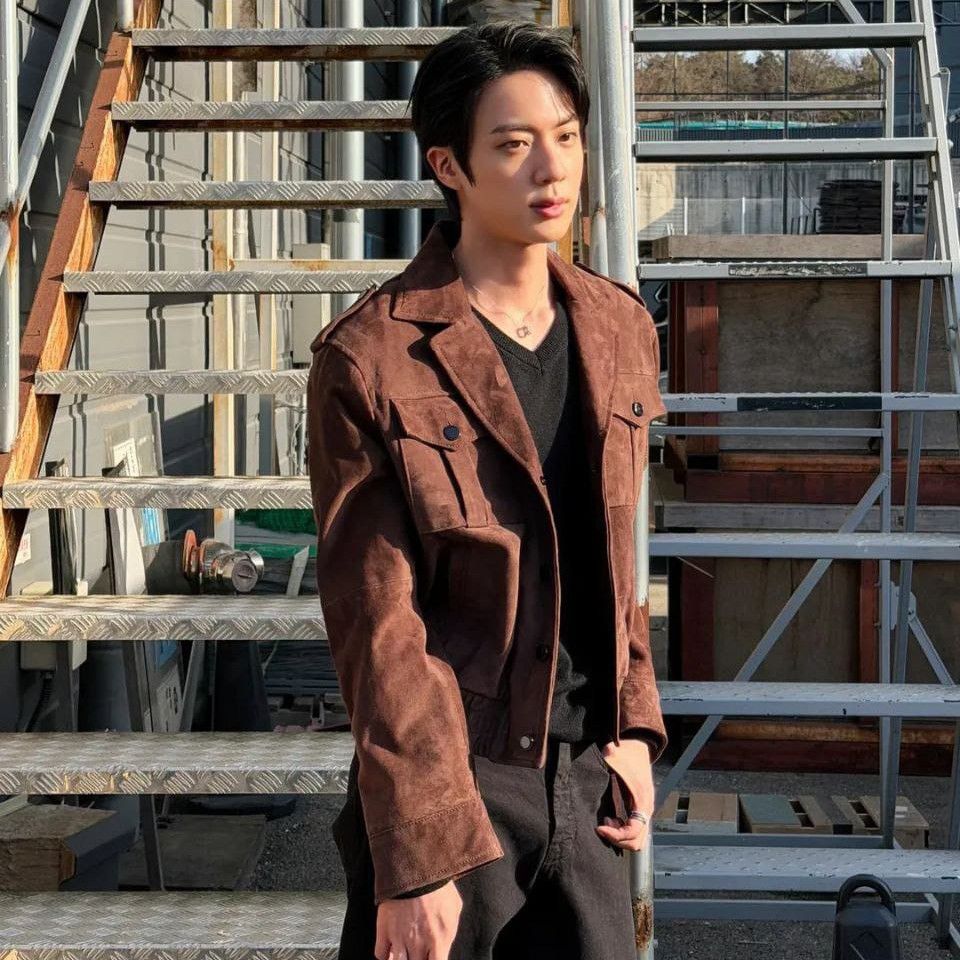 Recent activity shot of Jin (BTS)