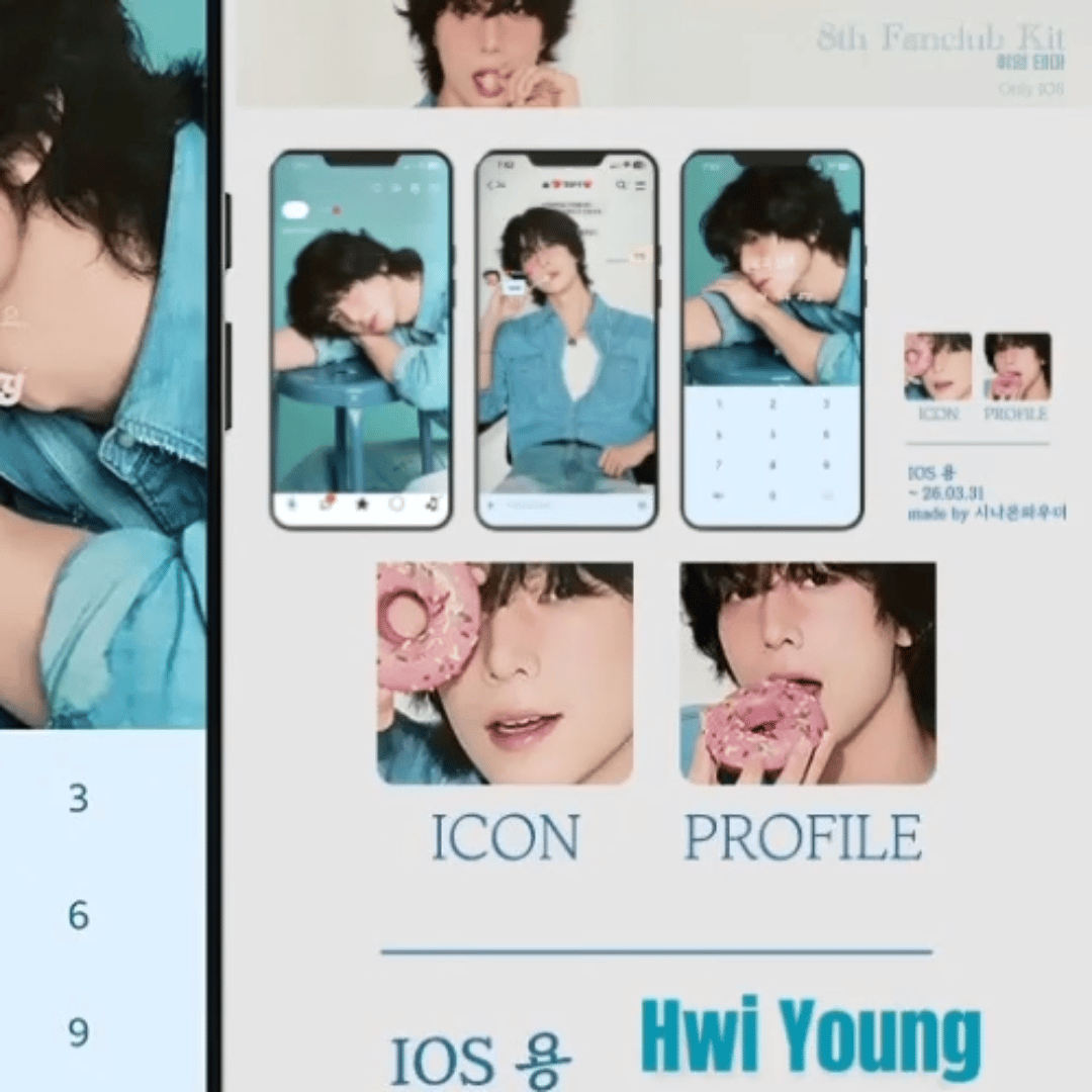 Recent activity shot of Hwiyoung (SF9)