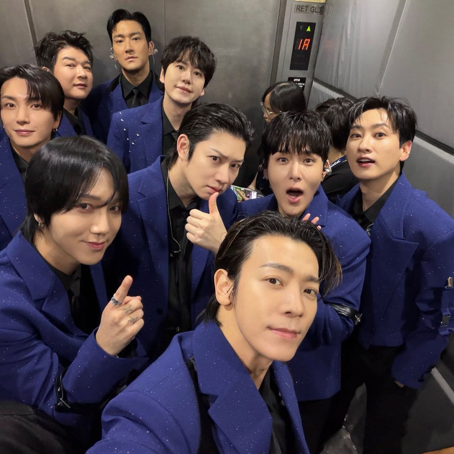 슈퍼주니어의 비하인드 컷