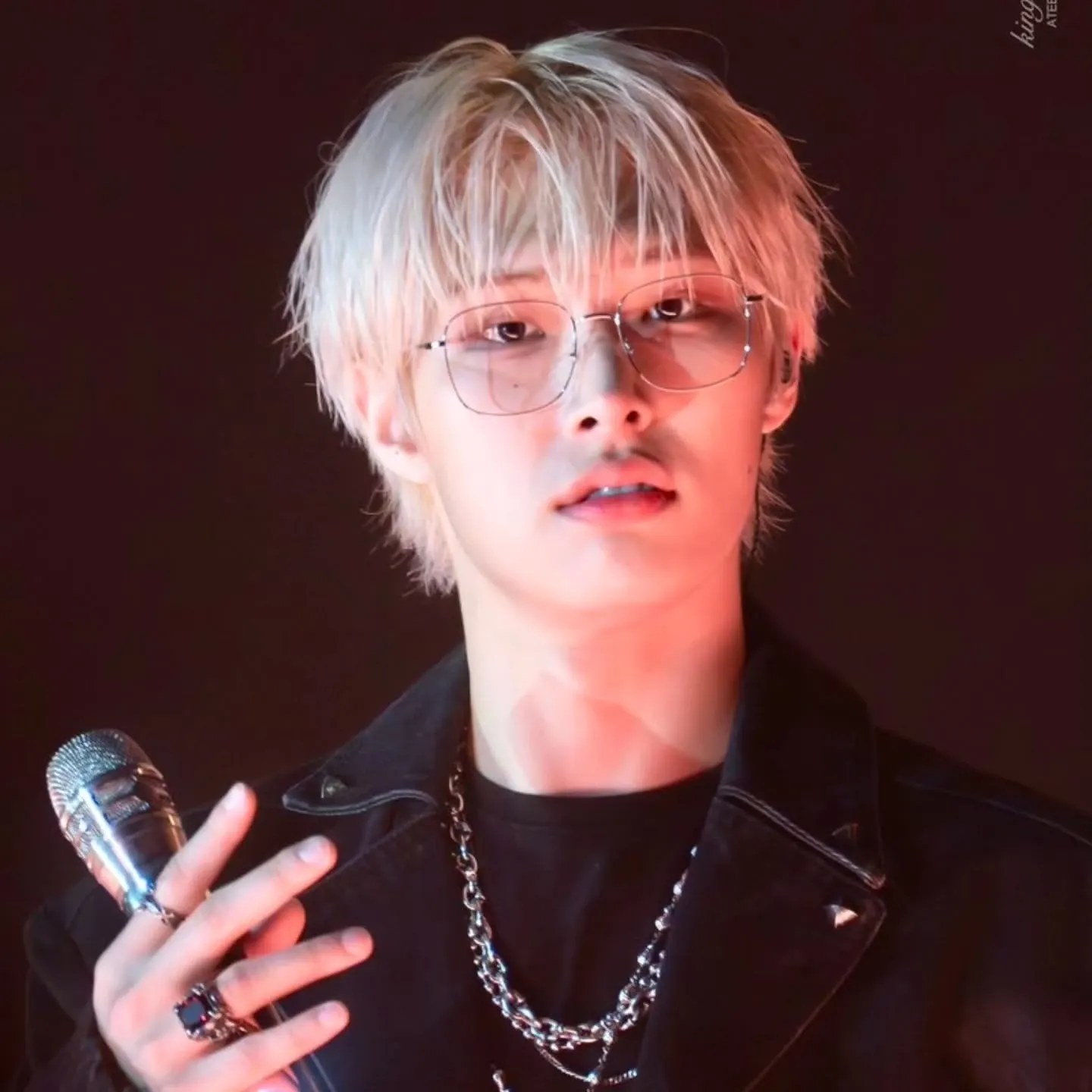 A moment captured by Mingi (ATEEZ)'s fan