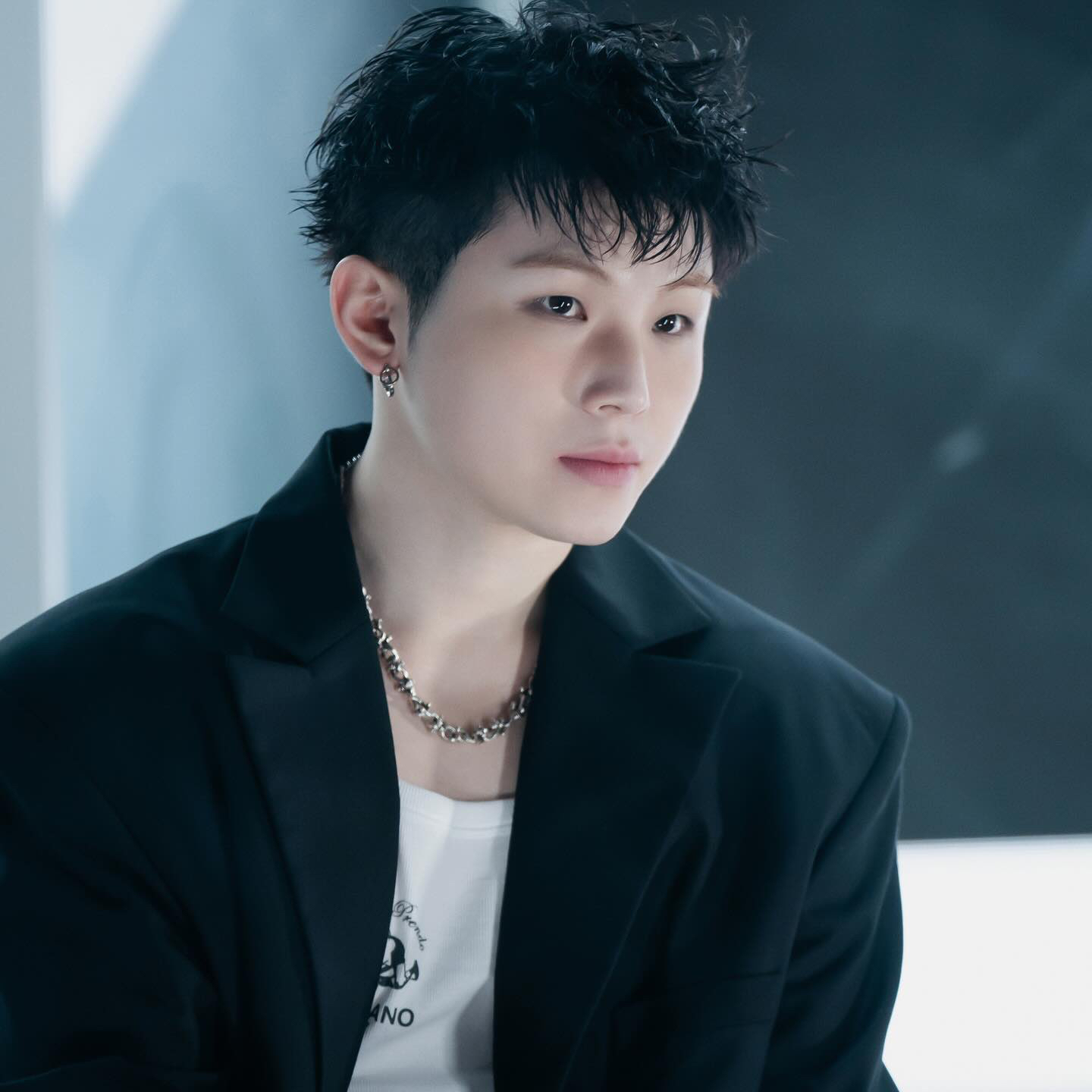 Recent activity shot of Woozi (SEVENTEEN)