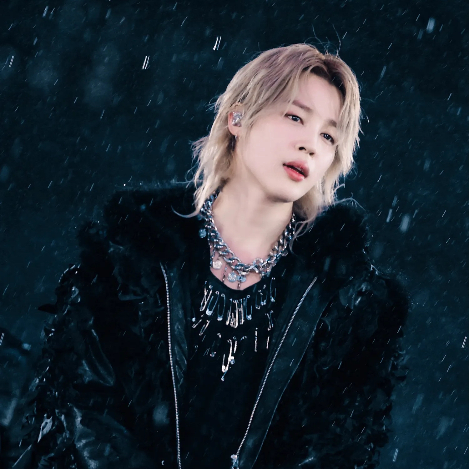 Recent activity shot of Jimin (BTS)