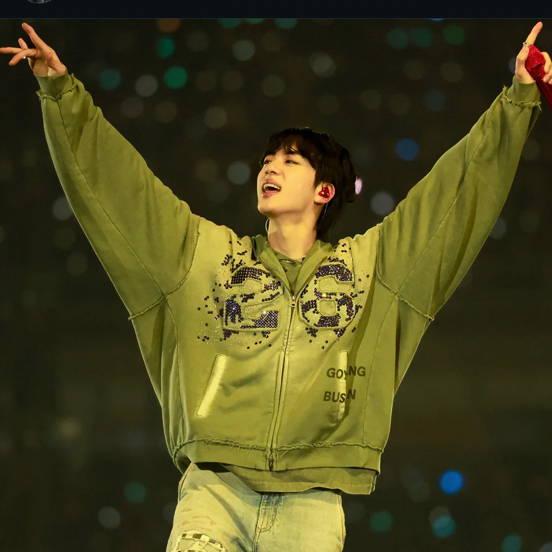 Foto aktivitas terbaru Jin (BTS)