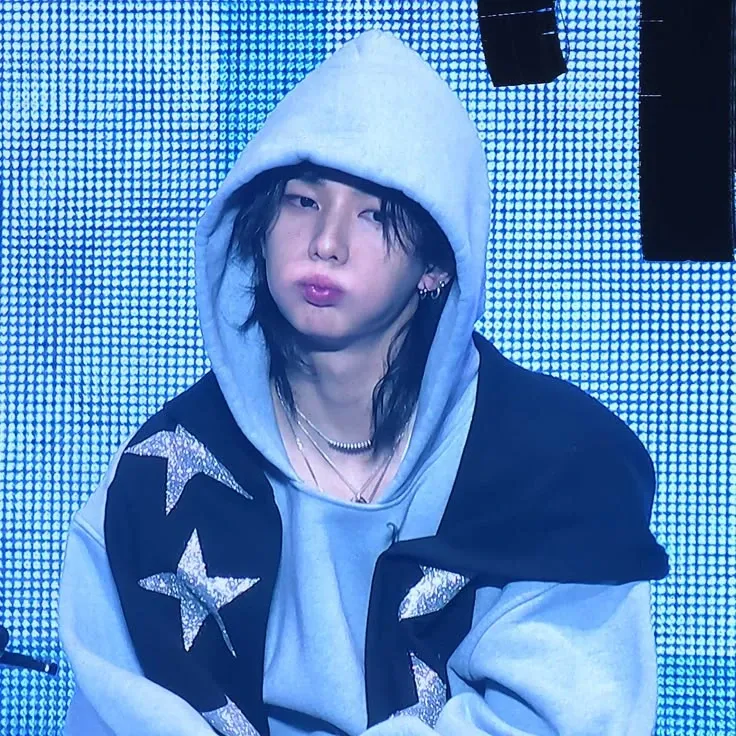 A moment captured by Stray Kids's fan