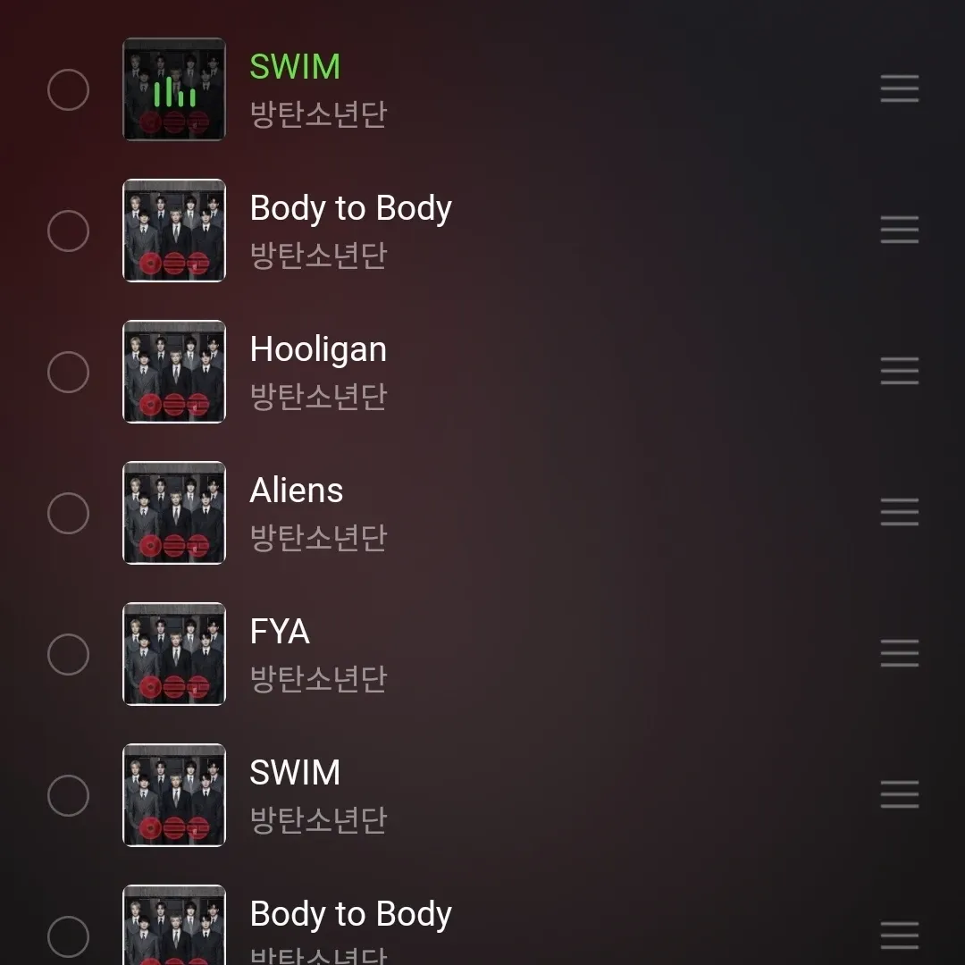 A moment captured by BTS's fan