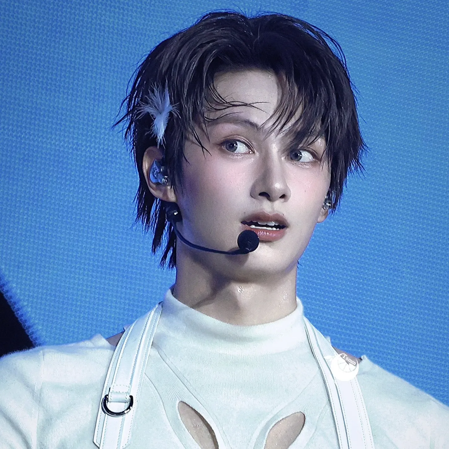 A moment captured by Jun (SEVENTEEN)'s fan