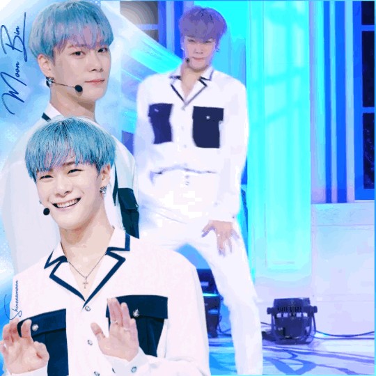 Recent activity shot of Moonbin (ASTRO)