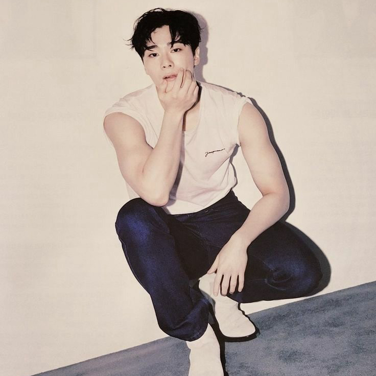 Recent activity shot of Moonbin (ASTRO)