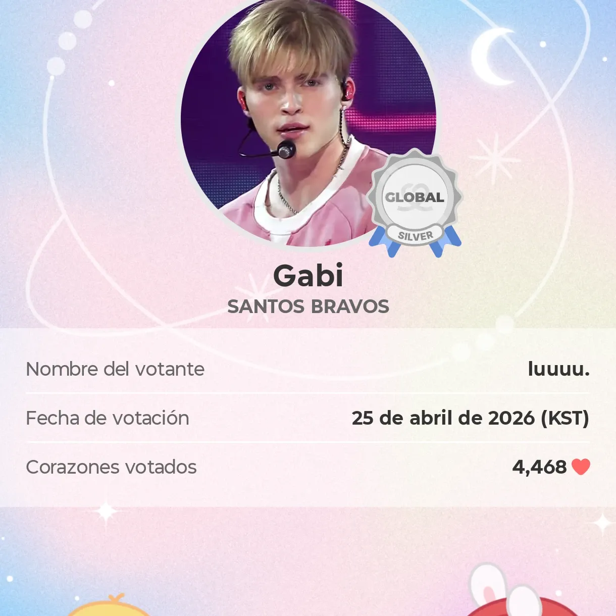 A moment captured by Gabi (SANTOS BRAVOS)'s fan