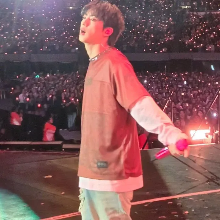 Momen yang diabadikan oleh penggemar Jin (BTS)