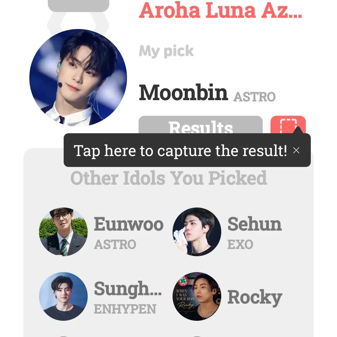 Recent activity shot of Moonbin (ASTRO)