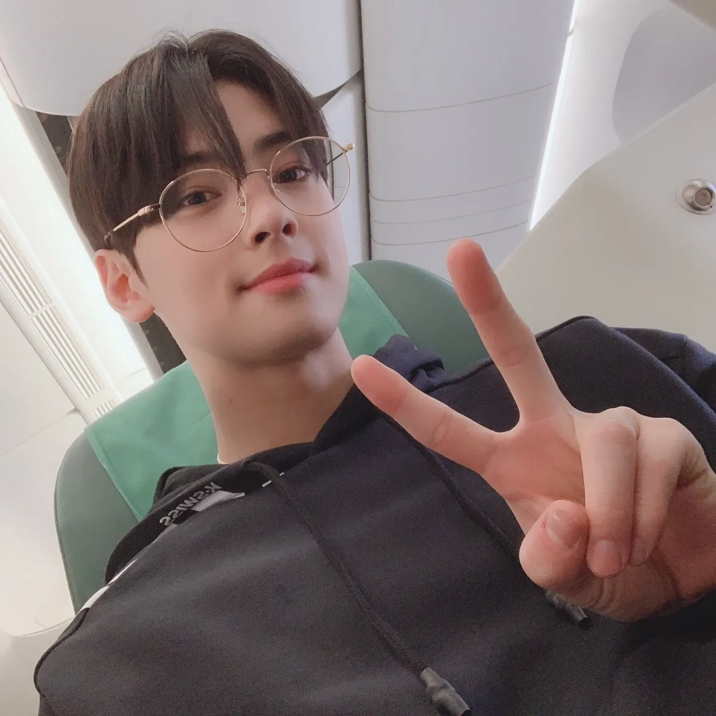 A moment captured by Eunwoo (ASTRO)'s fan