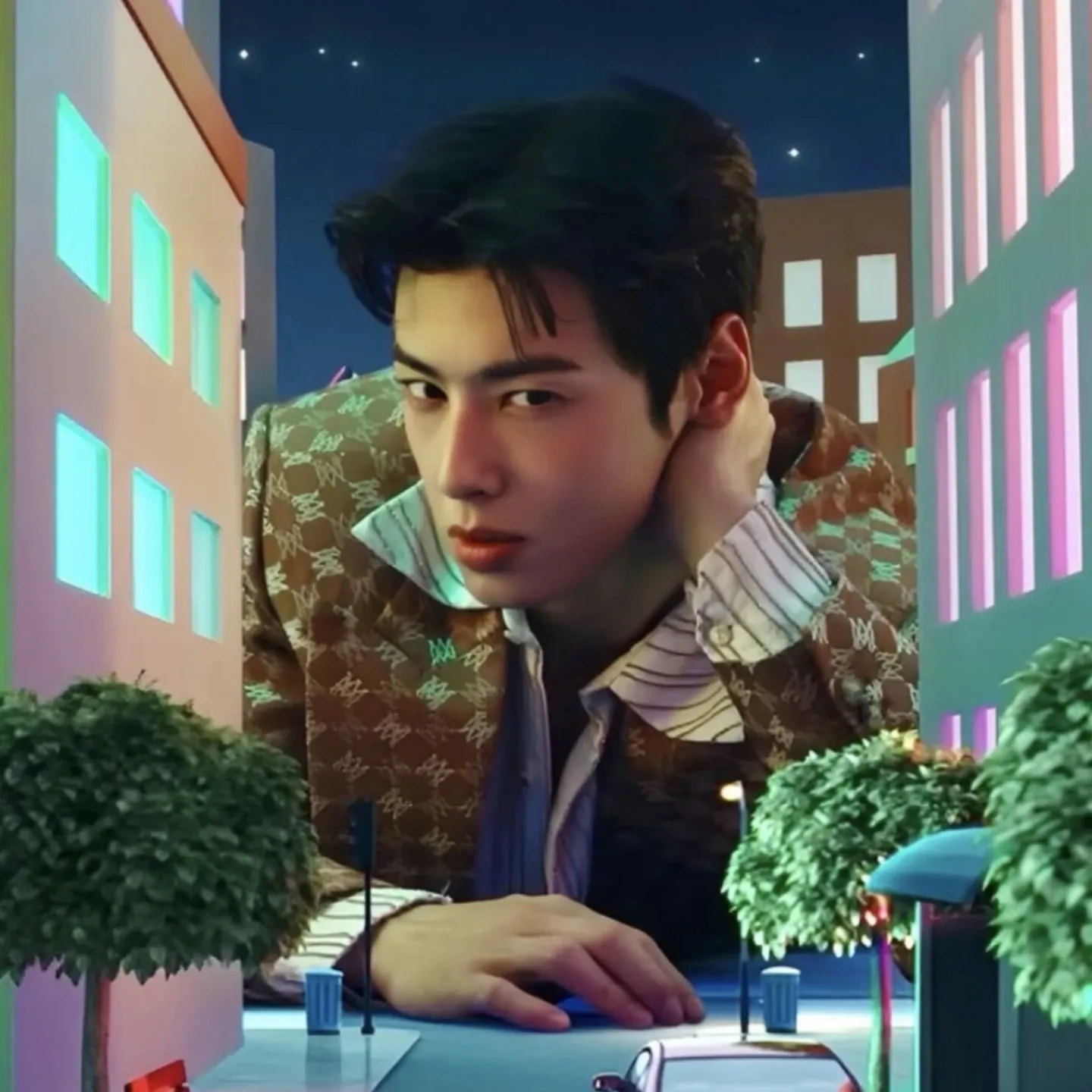 Recent activity shot of Eunwoo (ASTRO)