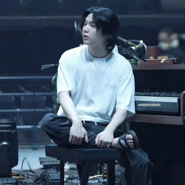 Recent activity shot of SUGA (BTS)