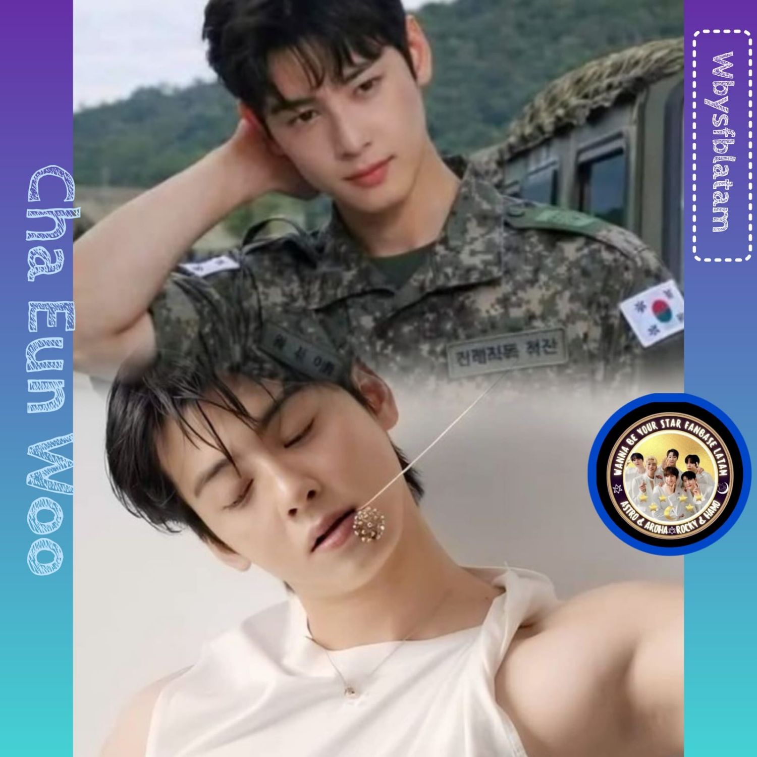 A moment captured by ASTRO's fan