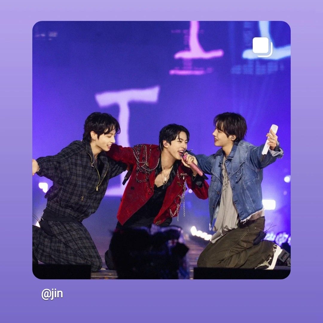 A moment captured by BTS's fan